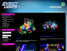 Tablet Screenshot of eventlights.es